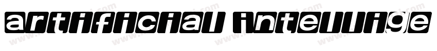 Artificial Intellige字体转换